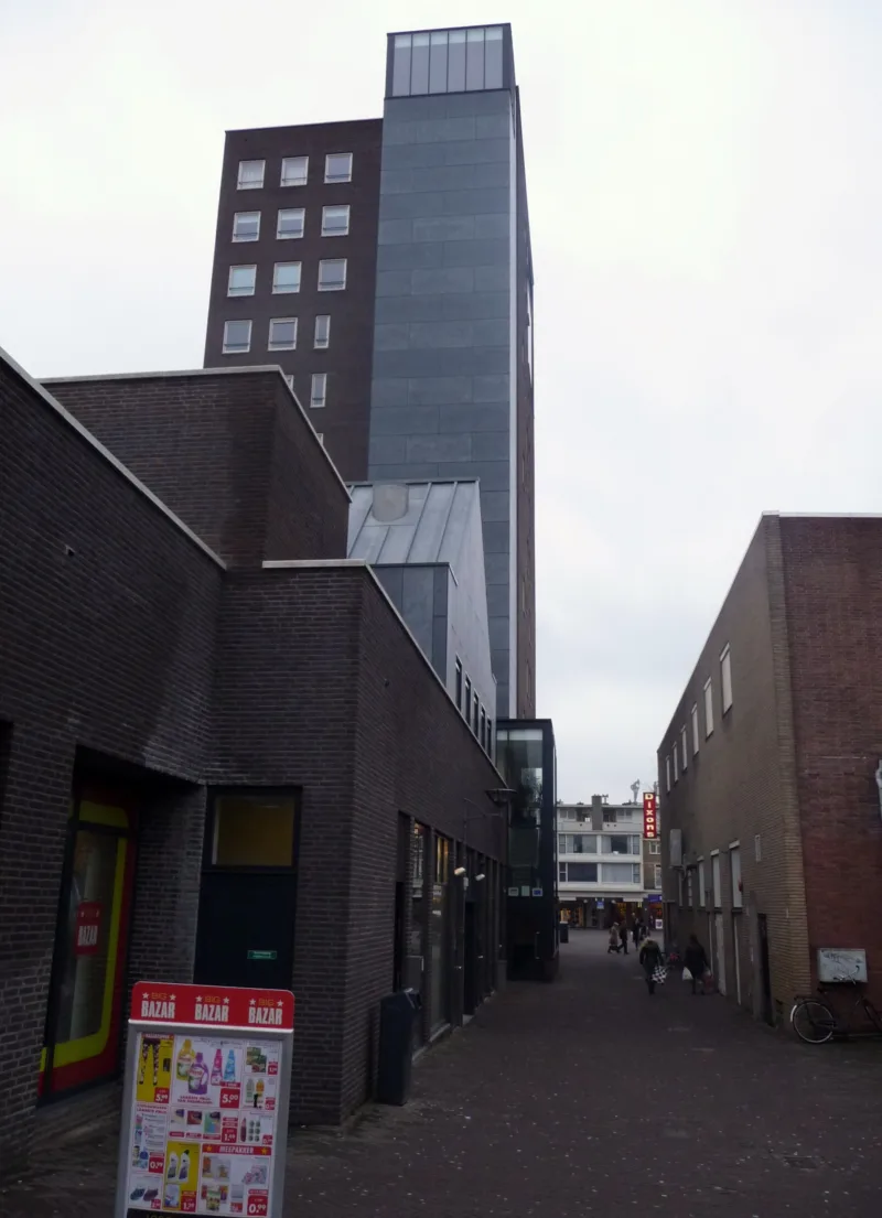 Achtergevel Hoogbouw zijstraat